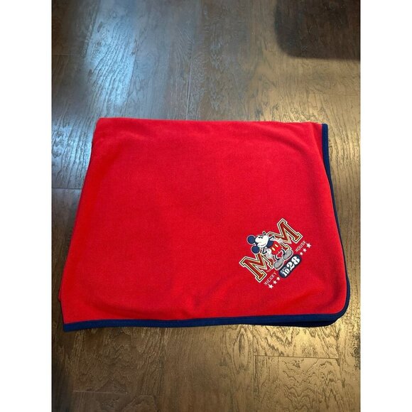 Disney Mickey Mouse Polar Fleece Blanket 60 x 50 Disney Store Exclusive - Picture 1 of 3
